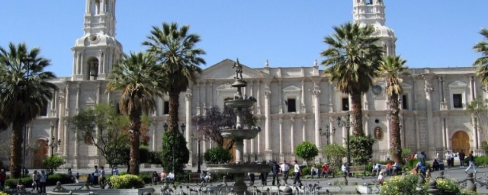 Piazza principale di Arequipa Perù